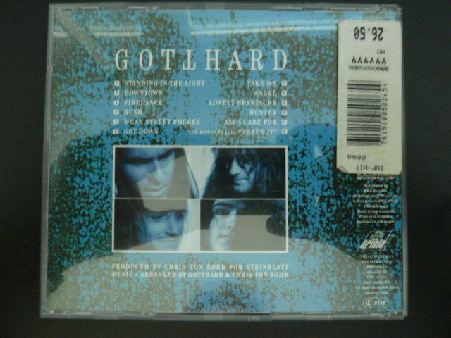 CDs: Gotthard - same (1st album, 1992) – Gebraucht aus Au ZH von sikoku 2
