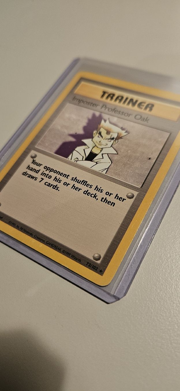 Pokémon Sammelbilder & Trading cards: Imposter Professor Oak 73/102 Base Set ENG – Gebraucht aus Belp von Ginus85 1