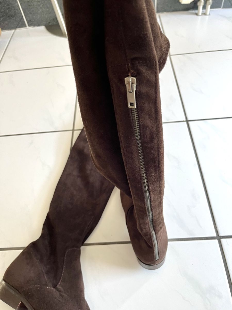 Scarpe da donna: BRAUNE OVERKNEE-STIEFEL GR. 39 – Nuovo (secondo la descrizione) da Basel venduto da JJ.Elena 2