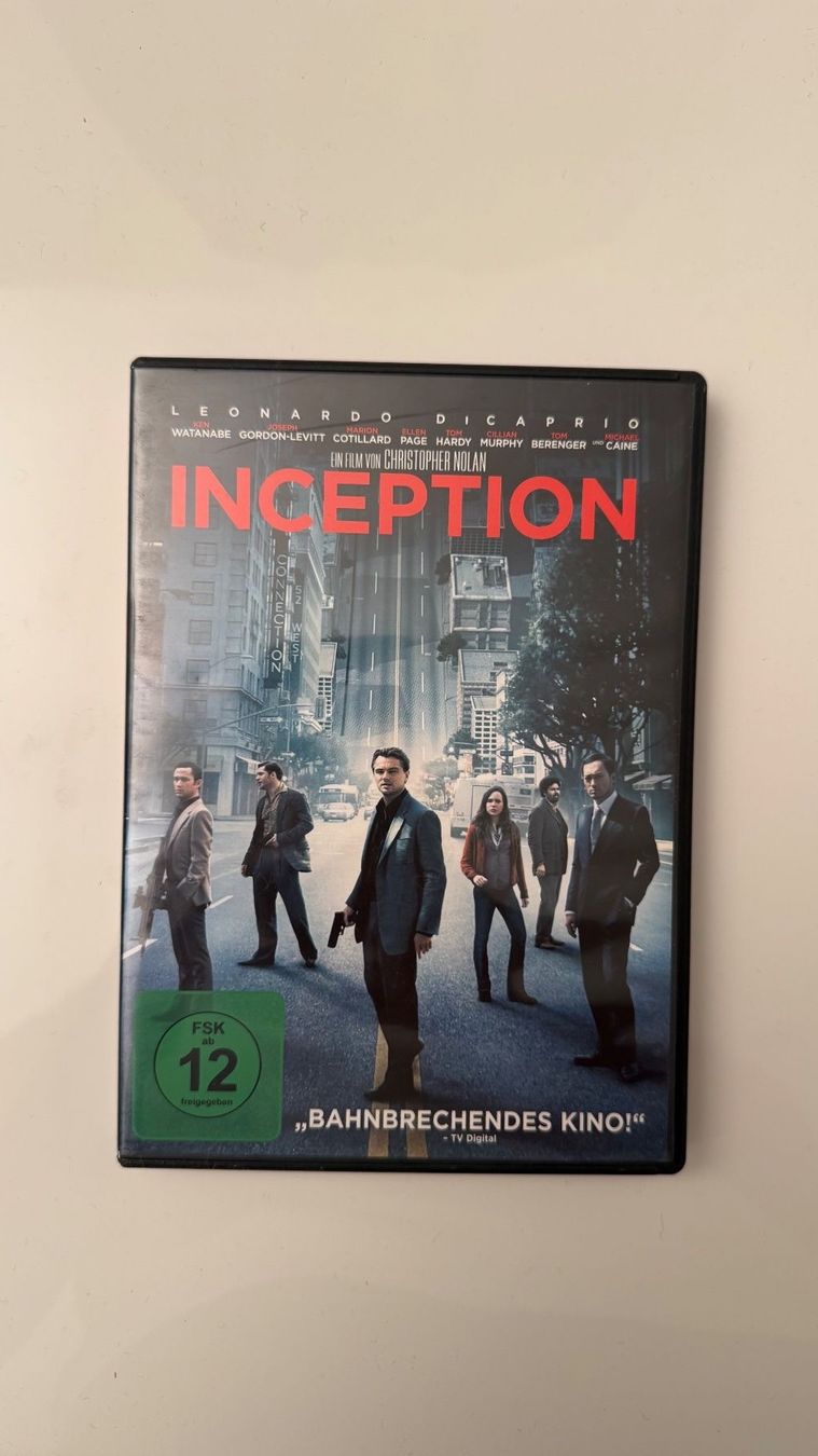 Alle DVDs: Inception DVD Leonardo DiCaprio Sci-Fi Thriller – Gebraucht aus Schindellegi von zeitlos.vintage