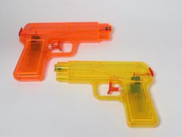 2 Wasserpistolen Pistole Wasserpistole Gun neu 14cm