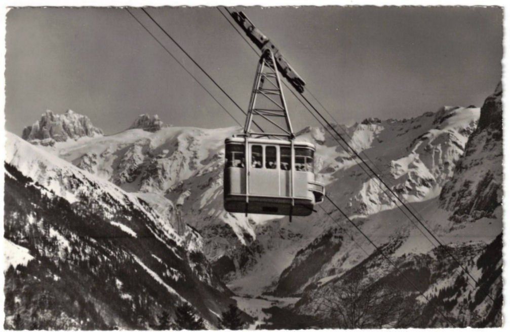 Cartes postales: Engelberg - Luftseilbahn Brunni – D'occasion à Binningen par Mountainrider