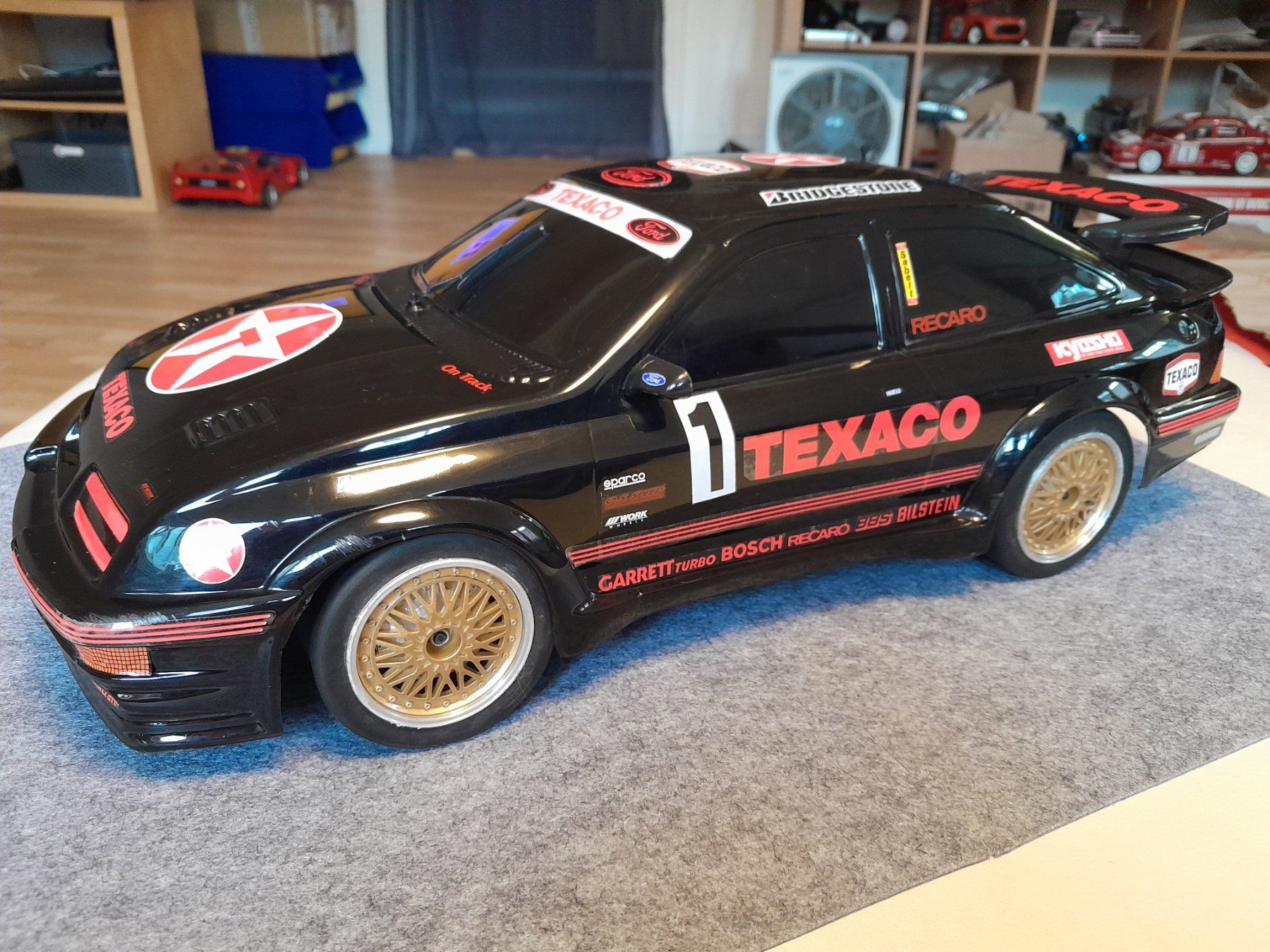 Kyosho RC Modellbau: KYOSHO SUPERTEN 1:9 FORD RS500 – Gebraucht aus Ebnat-Kappel von MAZUKITURB0 1
