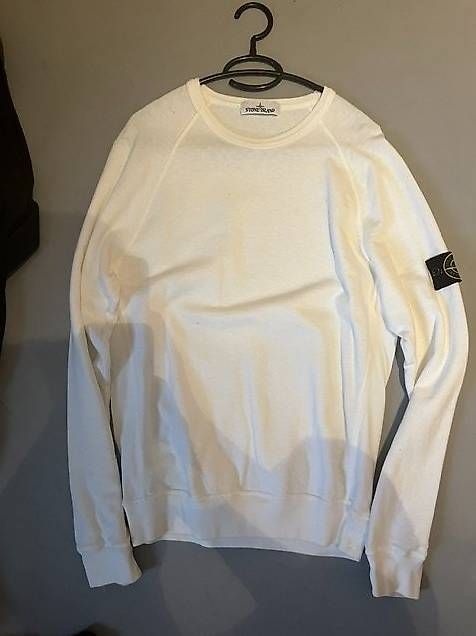 Maglioni & Felpe: Stone Island Sweatshirt Original weiss Grösse M – Usato da Nottwil venduto da mit_7x97