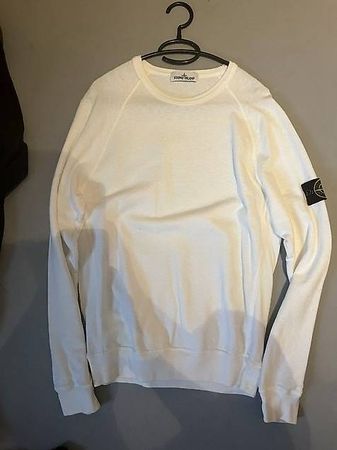 Stone Island Sweatshirt Original weiss Grösse M