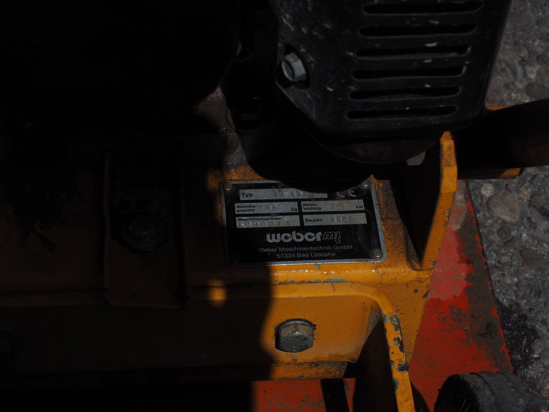 Tutte le macchine: Vibroplatte  "WEBER VB45-2" – Usato da Arboldswil venduto da Alexis46 6