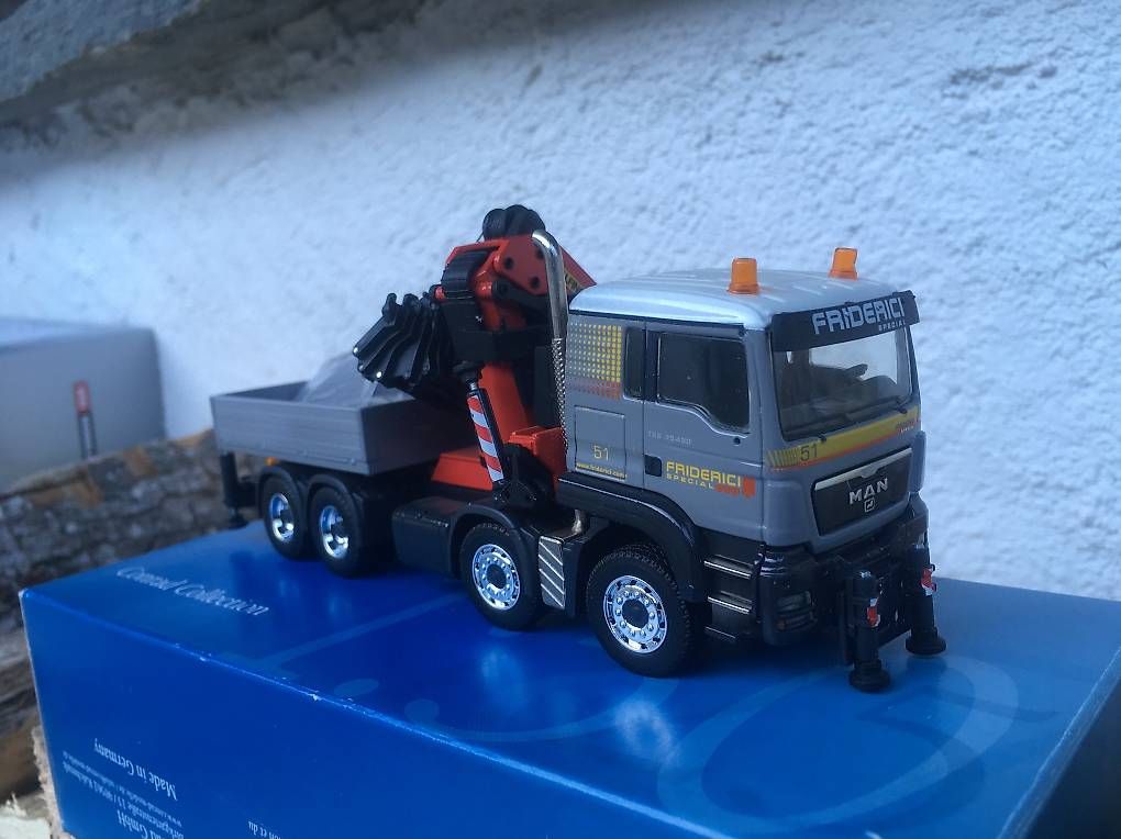 Conrad Modellbausätze & Standmodelle: MAN Friderici Conrad 1:50 – Neu und originalverpackt aus Lessoc von beletteman