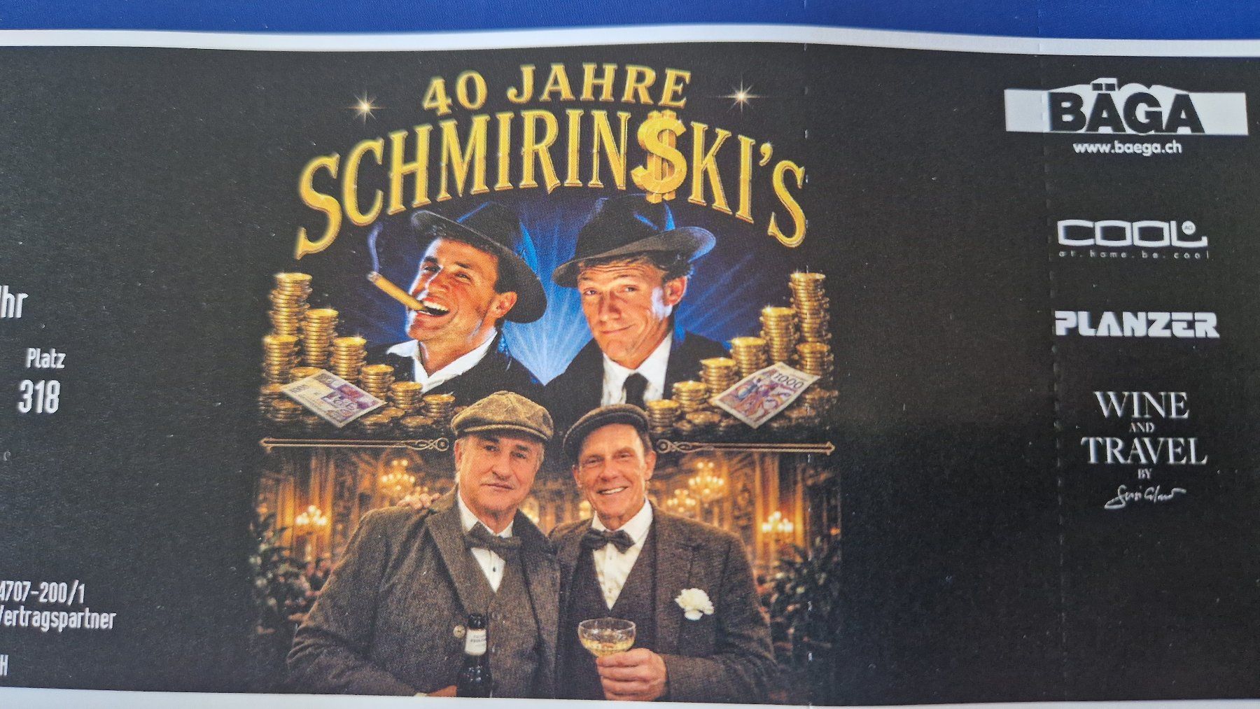 Biglietti: Schmirinski's Tickets Jubiläumsshow – Nuovo (secondo la descrizione) da Brienz BE venduto da Gigae