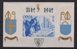 Belgien 1941: ORVAL Block Privatausgabe *