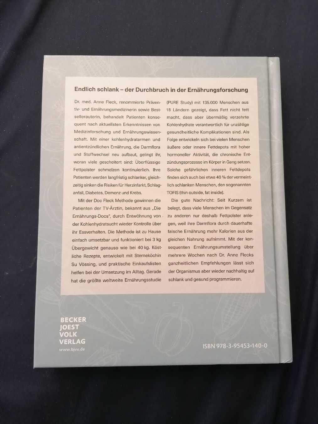 Livres: Dr. med. Anne Fleck. Schlank. Ernährungsdocs & Kochbuch – D'occasion à Wahlen b. Laufen par Aweiss 1