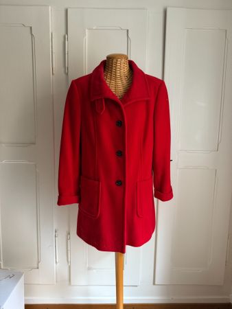 BASLER - Wolle-Kaschmir Jacke rot 40