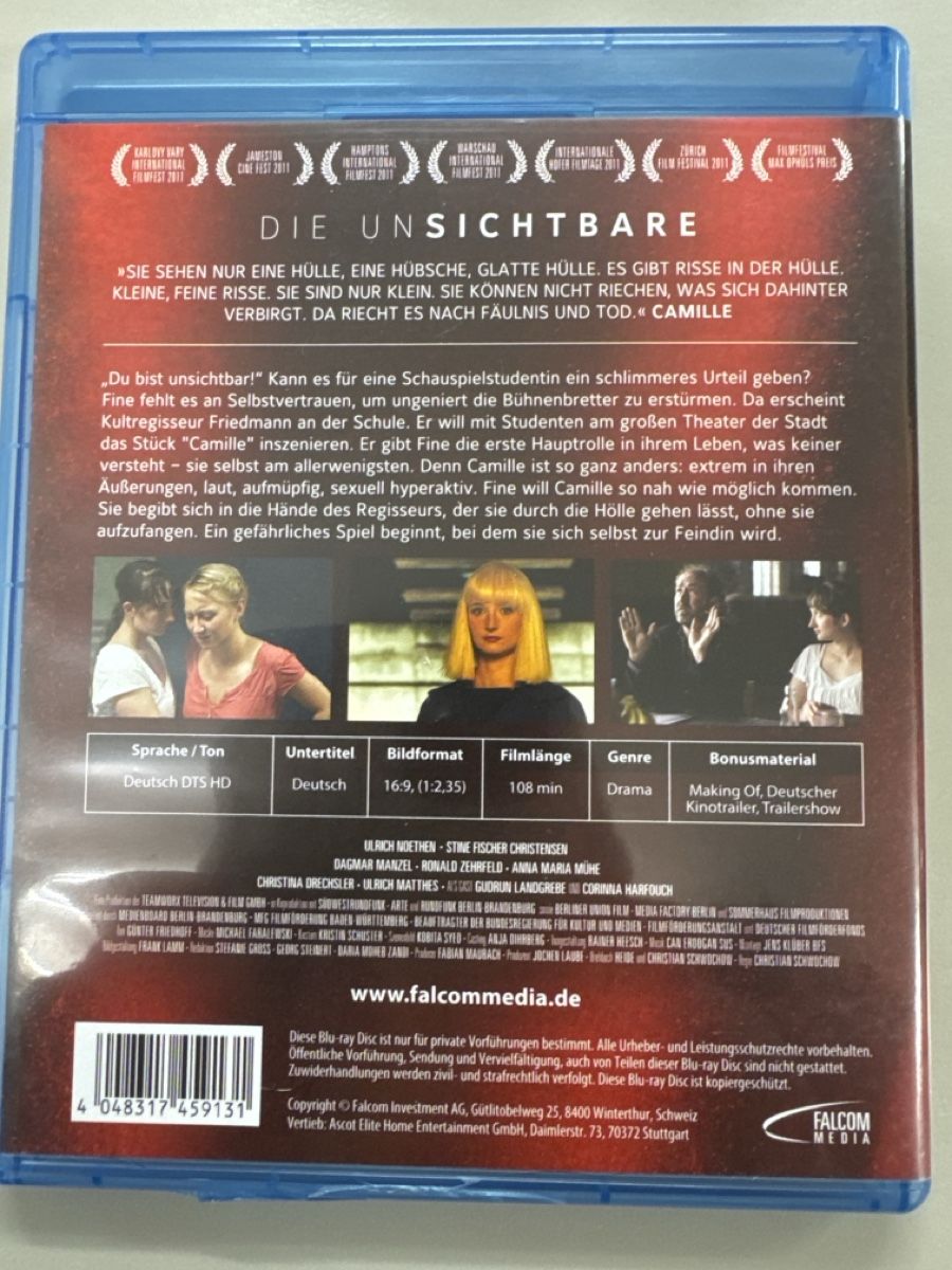 Alle DVDs: Die Unsichtbare – Gebraucht aus Brunnadern von Nanuk60 1
