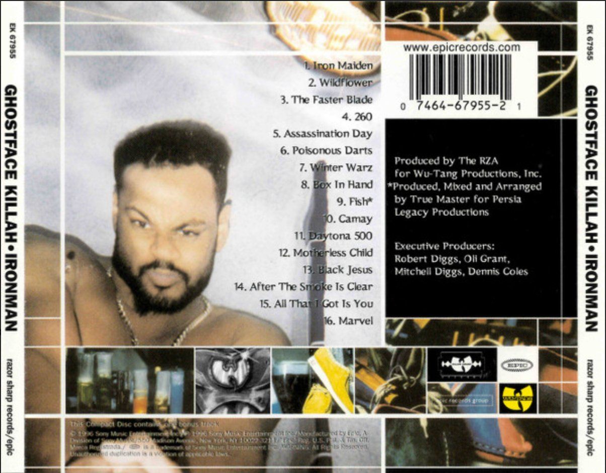 CD: Ghostface Killah - Ironman (Wu-Tang Clan) – Usato da Brunnen venduto da Barfly5 1