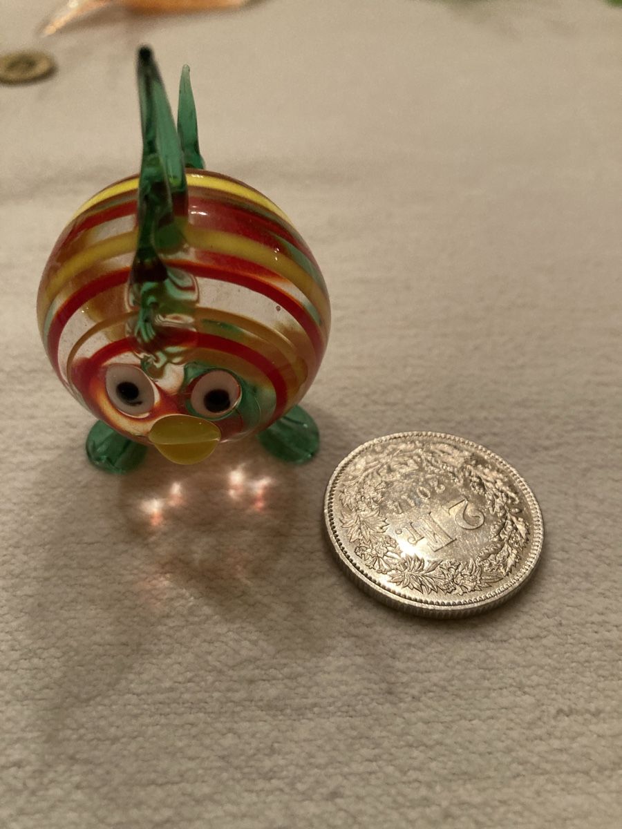 Murano Statuette: Mini Glas Fische Murano 15 Teile – Usato da Rickenbach Sulz venduto da bea_7ssd 2
