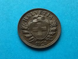 2 Rappen 1925 Unzirkuliert