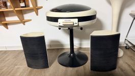 Weltron 2005 tourne disque vintage Space age