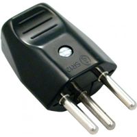200 stuck Netzstecker T12 in Schwarz