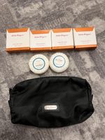 Salvatore Ferragamo toiletries soaps and beauty bag.