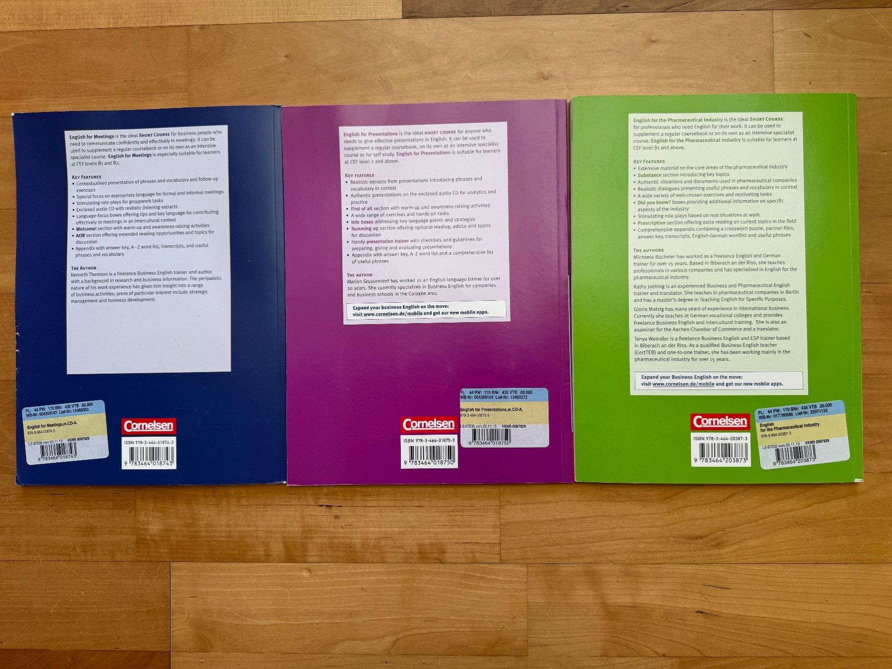 Libri: Englisch im Beruf Set Cornelsen Verlag drei Bucher+CD neu – Nuovo (secondo la descrizione) da Mägenwil venduto da Dascha69 1