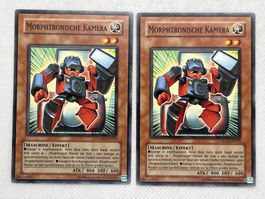 Yu-Gi-Oh! 2x Karte: Morphtronische Kamera - Selten! Top!