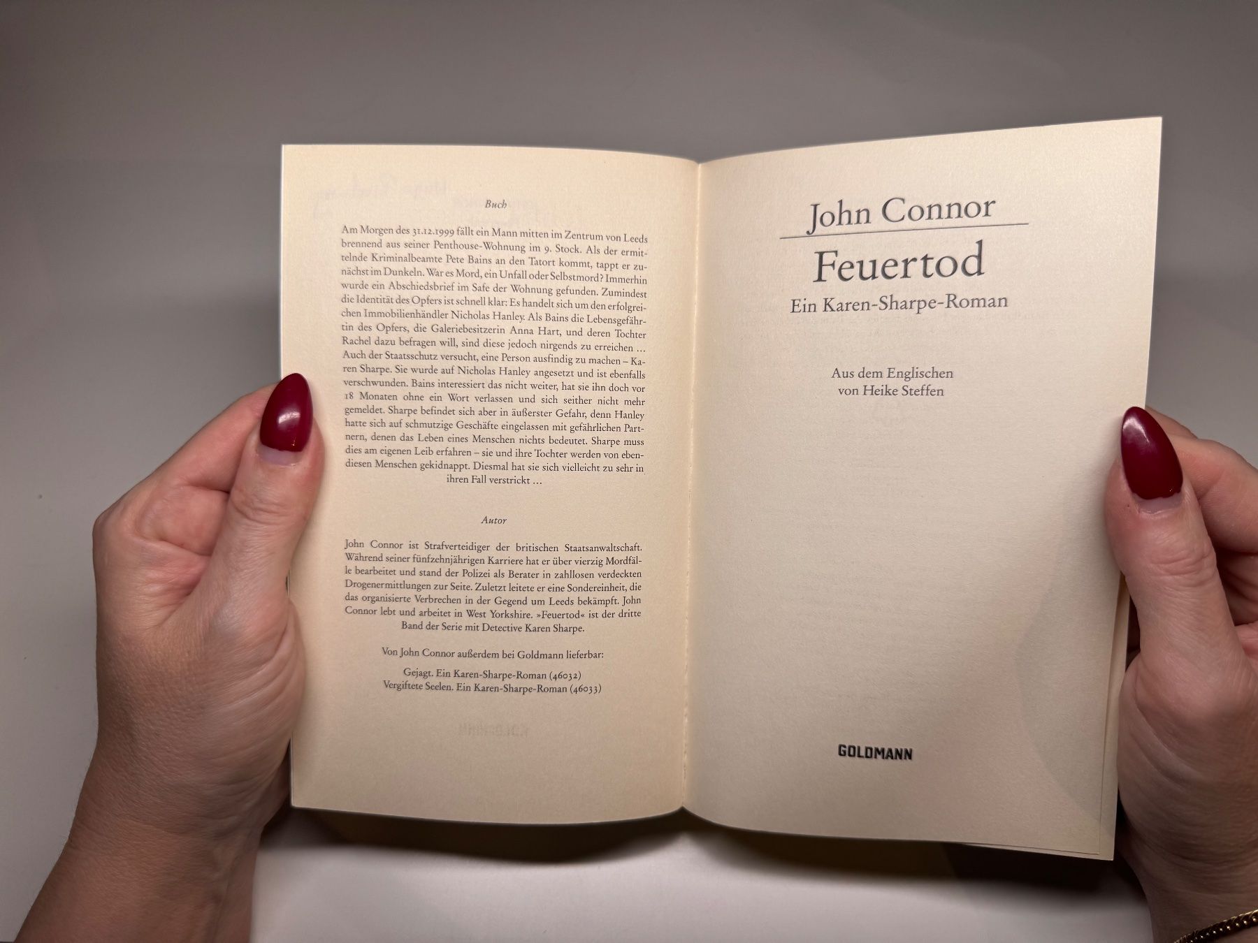 Bücher: ROMAN: John Connor, Feuertod – Gebraucht aus Grosswangen von Deutsche_Romane 4
