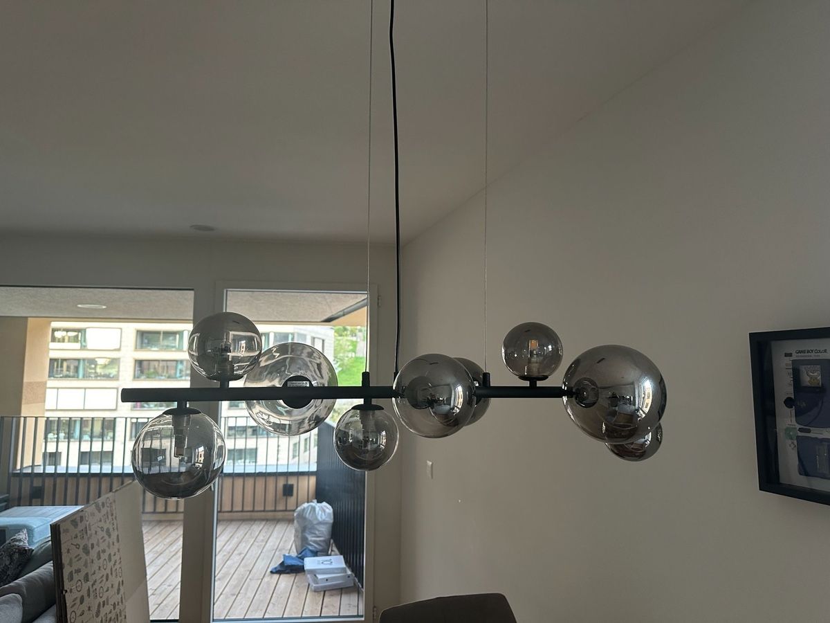 Lampadari & plafoniere: Moderne Hängelampe / Deckenlampe mit Glaskugeln – Usato da Baden venduto da ale_5x6g 2