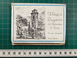 Lugano, vintage Leporello, Tourismus, Tessin, Ticino