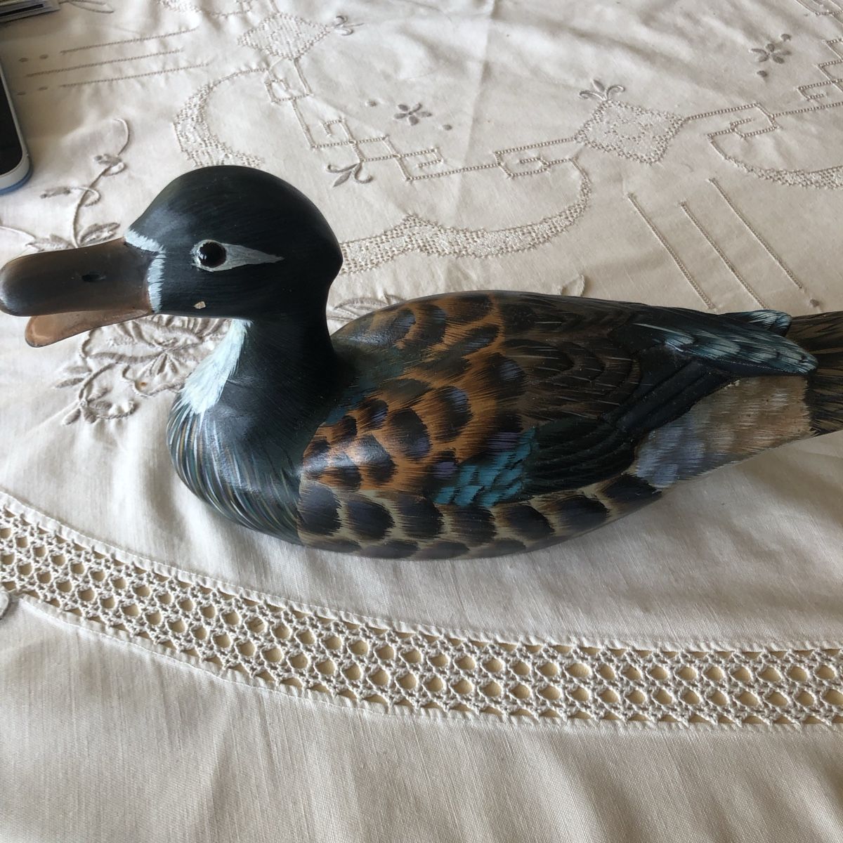Statuette: Ente aus Holz  – Usato da Laufen venduto da woody9 1