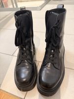 H&M Damen Schnürboots Gr. 40 Schwarz – Combat Boots / Platea