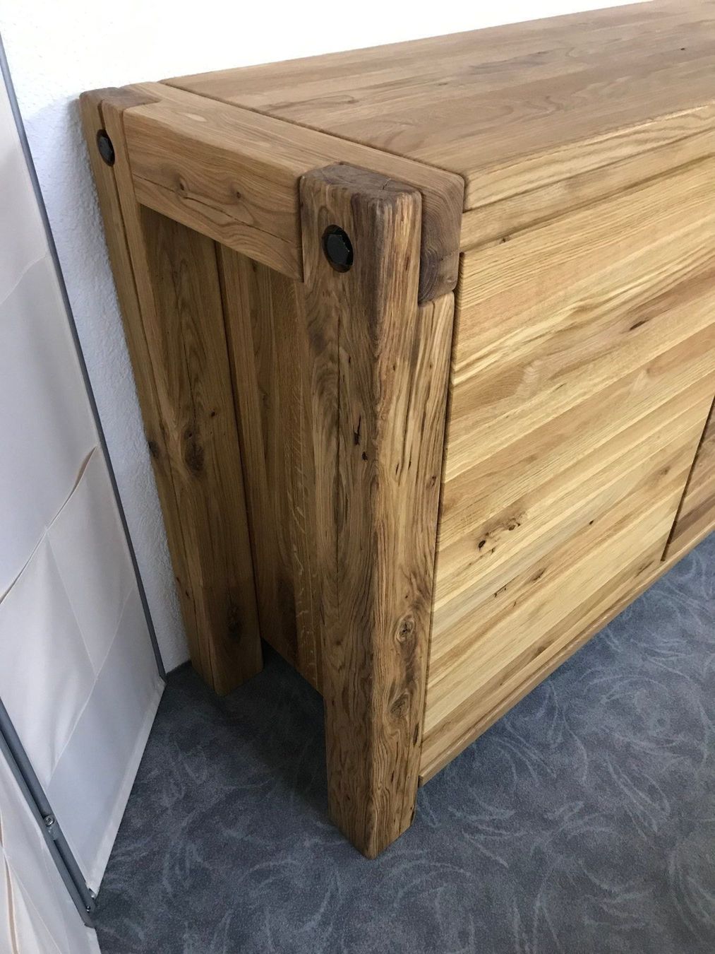 Kommoden: Sideboard Kommode WOODSTOCK 200 cm Eiche massiv – Neu und originalverpackt aus Unterentfelden von moebelrufli 7