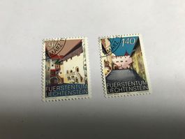 briefmarken FL 1987, gestempelt