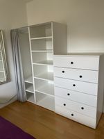 IKEA Kleiderschrank Platsa weiss mit Kommode