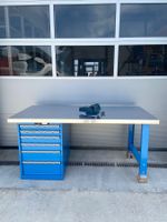 Lista Werkbank mit Edelstahl-Abdeckung Nr. 70