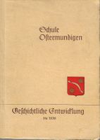 Schule Ostermundigen Geschichtliche Entwicklung bis 1938