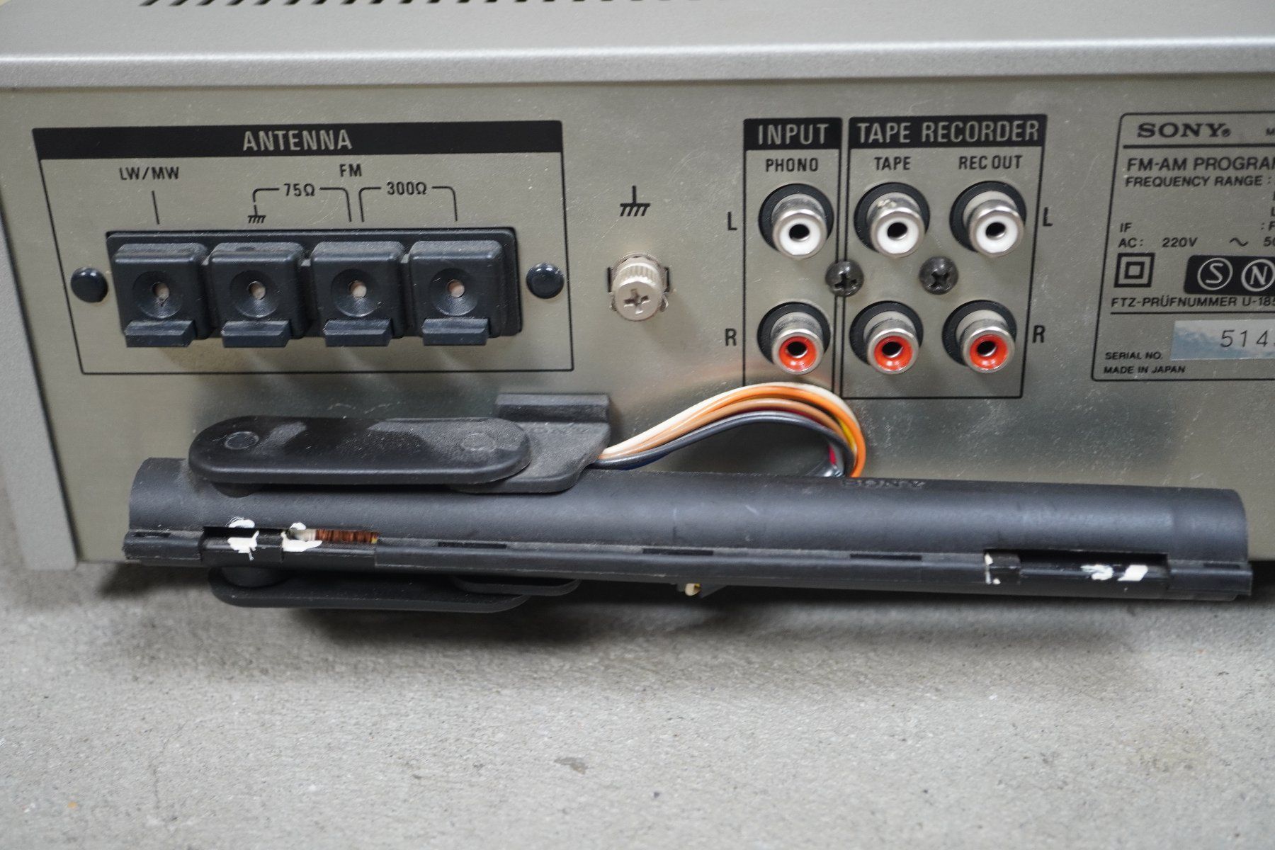 Sony Ricevitori: Sony FM-AM Program Receiver R STR-VX1 (S249) – Usato da Basel venduto da B.W.B. 6