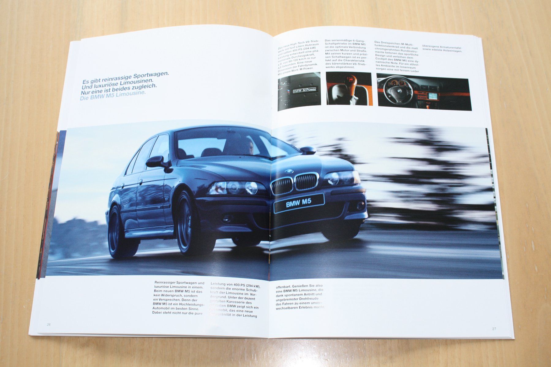 BMW Documenti: BMW M3 E36/M Roadster & M5 Prospekt 1999 – Usato da Wikon venduto da erwin400 9