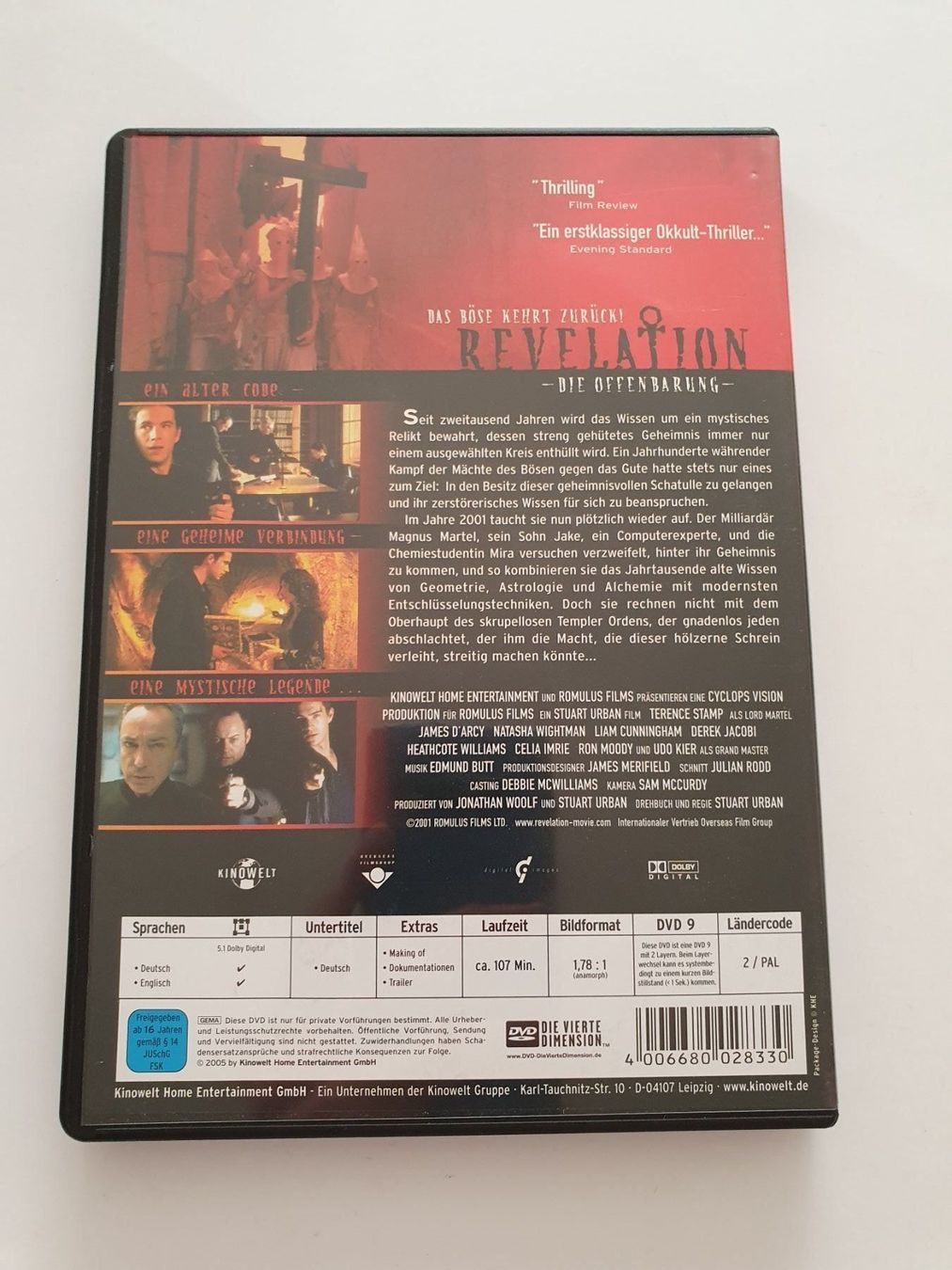 Tutti i DVDs: REVELATION - Die Offenbarung – Usato da Oberdorf BL venduto da BaldenEagle 1