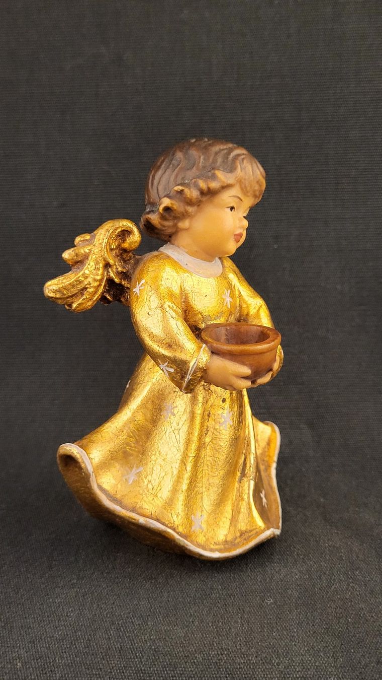 Statuette: Holz-Schnitzerei Barock-Engel – Usato da Basel venduto da spinne02 2