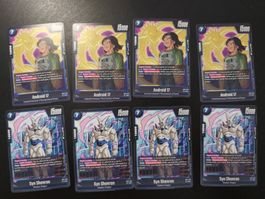 Dragon Ball Fusion World Super Combo Karten playset blau