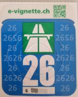 Autobahn Vignette 2026 Neu