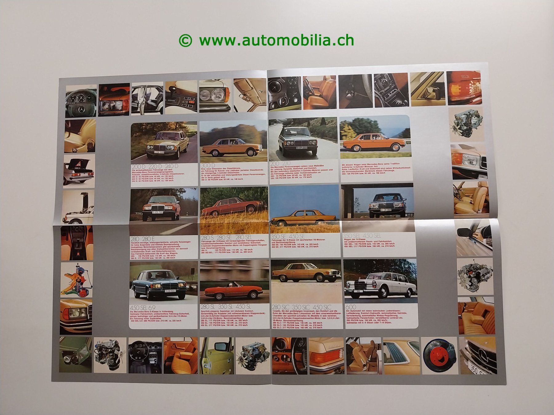 Mercedes-Benz Dokumente: Mercedes-Benz Modellprogramm 1976/04 Prospekt deutsch – Gebraucht aus Weingarten-Kalth von Bettelbruenneli 2