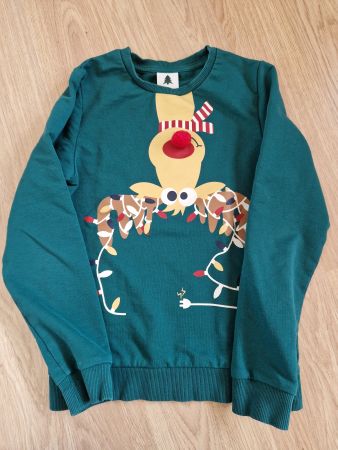 Pullover / Pulli Weihnachten / Weihnachtspulli Elch 134