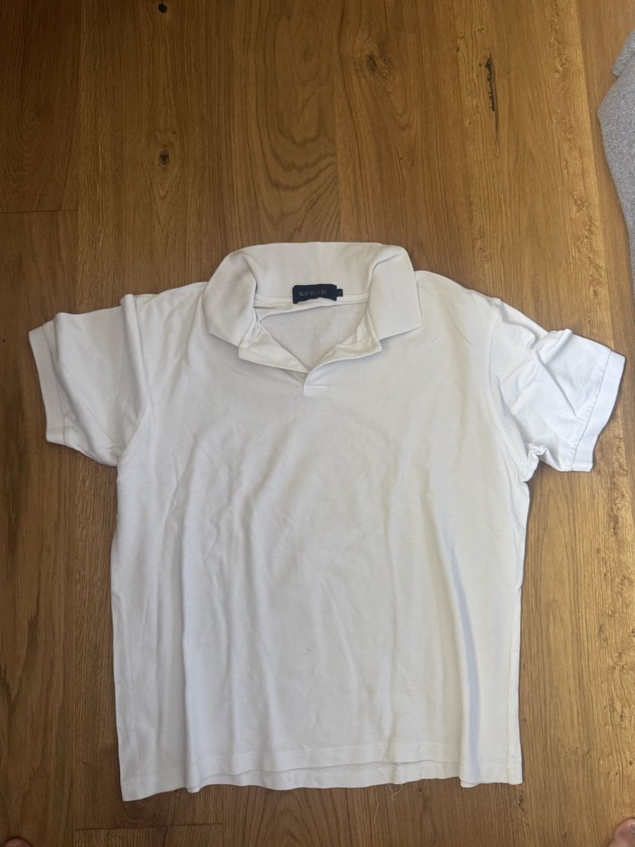 Magliette Polo: White Polo Shirt – Usato da St. Moritz venduto da Bengeee