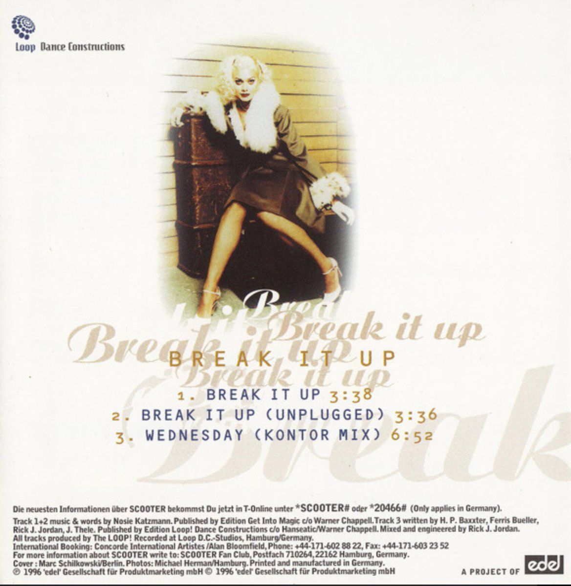 CD: Scooter – Break It Up – Usato da Brunnen venduto da Barfly5 1