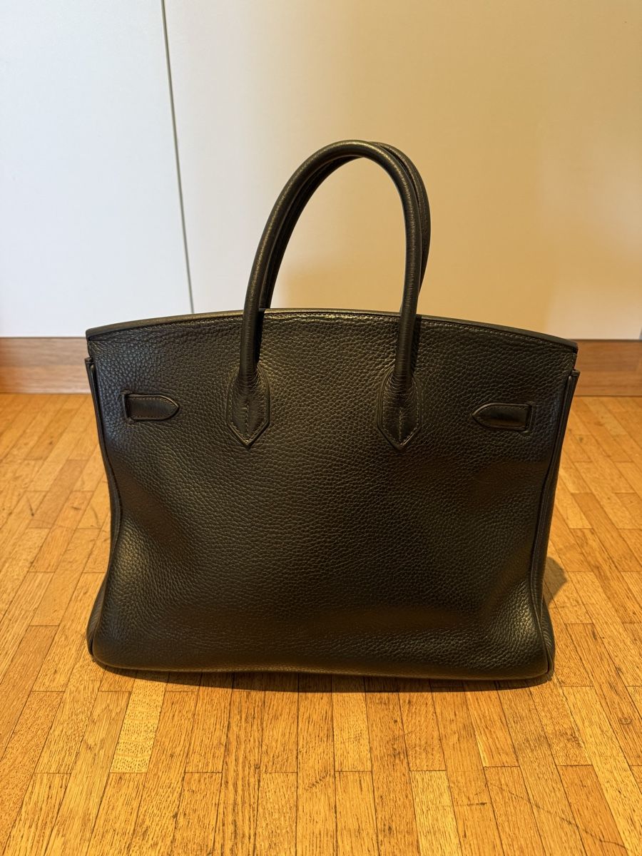 Hermès Taschen für Damen: Hermès Birkin 35 Black Togo 2005 – Gebraucht aus Genève von SG_73 1