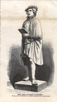 Holzstich 1870 Martin Luther, Reformator
