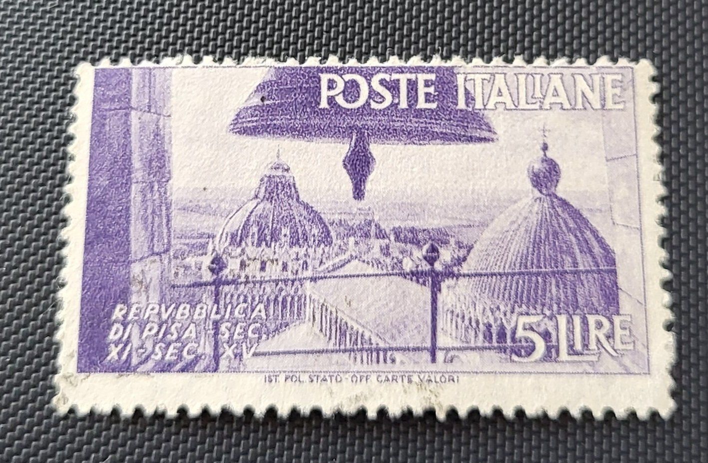 Tutti i francobolli: Italien 1946 alte briefmarke – Usato da St Gallen venduto da Stampsalshobby