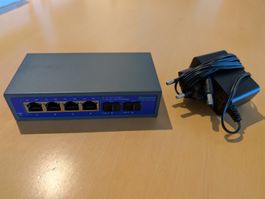2.5G / 10G Ethernet Switch SFP+ Ports, RJ45, Metallgehäuse