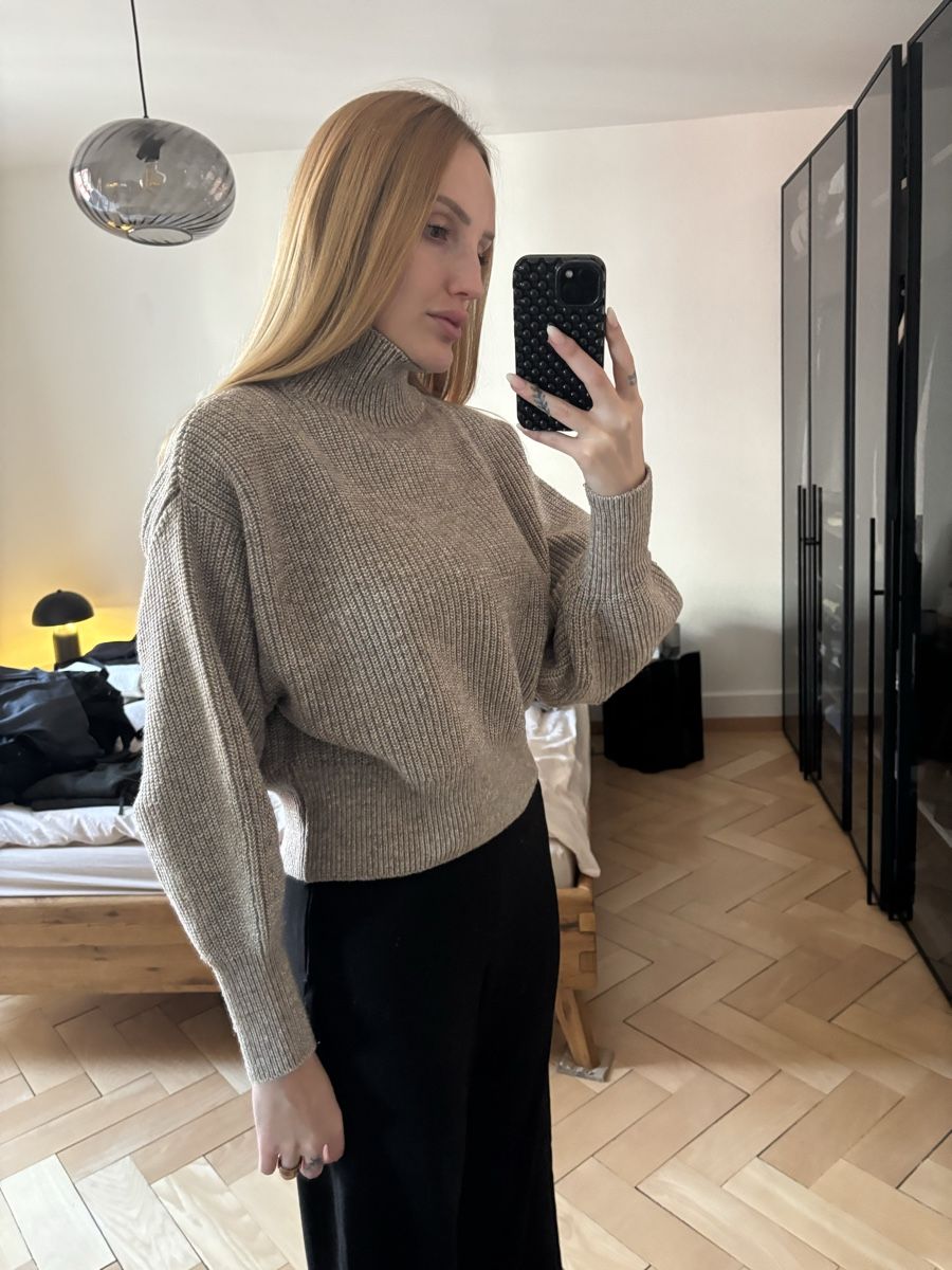 H&M Maglioni & Felpe: Pull en laine beige H&M – Usato da Zürich venduto da mps_9cp7