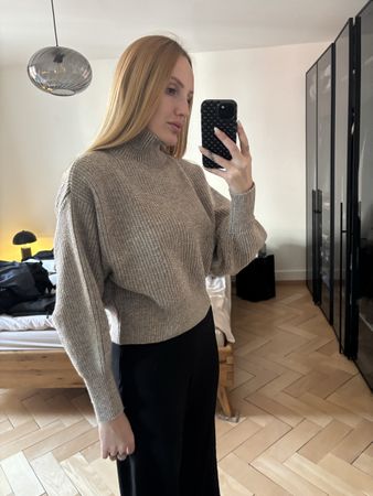 Pull en laine beige H&M